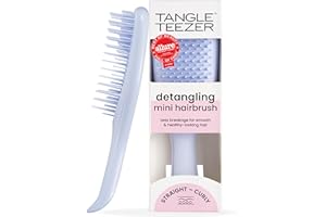 Tangle Teezer Ultimate Detangler Brush, Eliminates Knots & Reduces Breakage, Travel-Size Mini Hair Brush for Straight to Wavy