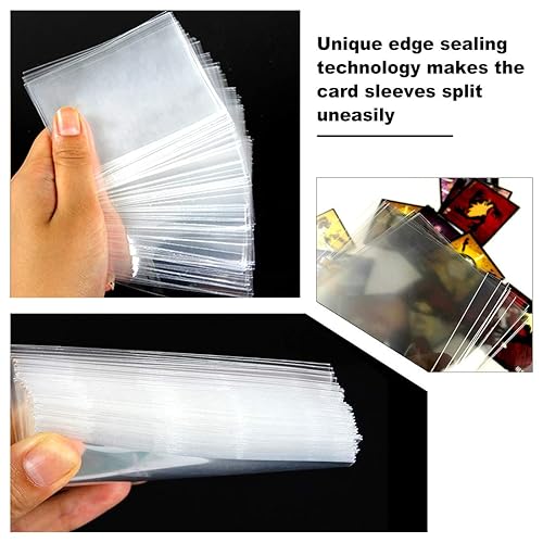 100 Card Sleeves Black 2 1/2 x 3 1/2 for Standard Size 66 x 91mm, Board Game Penny Sleeve Binders for Premium Cards with Sleeves Card Protector for Baseball, Dropmix, MTG (100clear) in Kenya | Whizz Protective Sleeves 100 Card Sleeves Black 2 1/2 x 3 1/2 for Standard Size 66 x 91mm, Board Game Penny Sleeve Binders for Premium Cards with Sleeves Card Protector for Baseball, Dropmix, MTG (100clear) in Kenya | Whizz Protective Sleeves