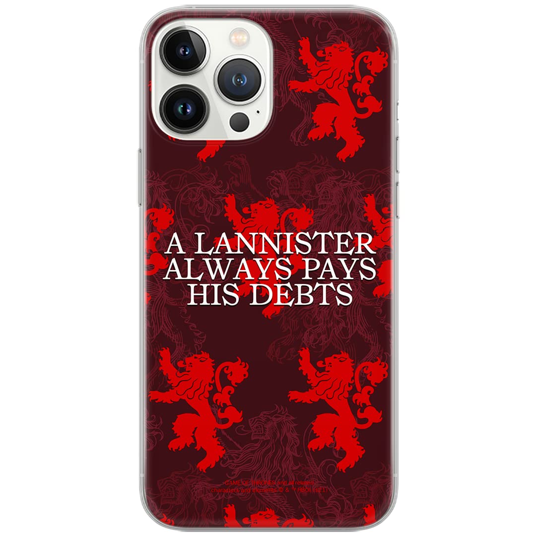 ERT GROUP mobile phone case for Iphone 6 PLUS original and officially Licensed Game of Thrones pattern 018 optimally adapted to the shape of the mobile phone, case made of TPU