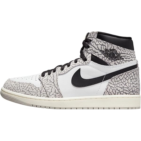 Amazon.com | Jordan Men's Air 1 Retro High OG Tech Grey/Muslin