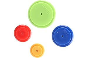 4 Pcs Tracing Wheels, 4 Different Sizes Seam Admission Marker Set, DIY Colorful Plastic Round Patchwork Tracing Wheel Quiltin