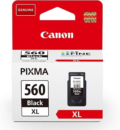 Canon PG560XL Black Ink Cartridge High Yield 400 Pages 3712C001