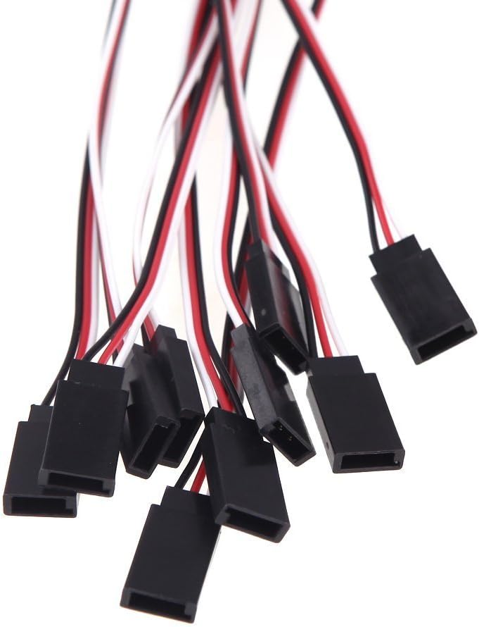 YUNIQUE GREEN-CLEAN-POWER - Servo Extension Cable 500mm, White Black, 50 cm - Image 3