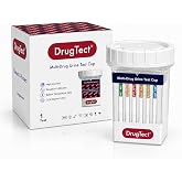 DrugTect 18 Panel Drug Test Cup - CLIA Waived Fentanyl - 1 Pack | Urine Drug Screening: 6-MAM, AMP, BAR, BUP, BZO, COC, EDDP, FYL, MDMA, MET, MOP, MTD, OXY, PCP, PPX, TCA, THC, TRA