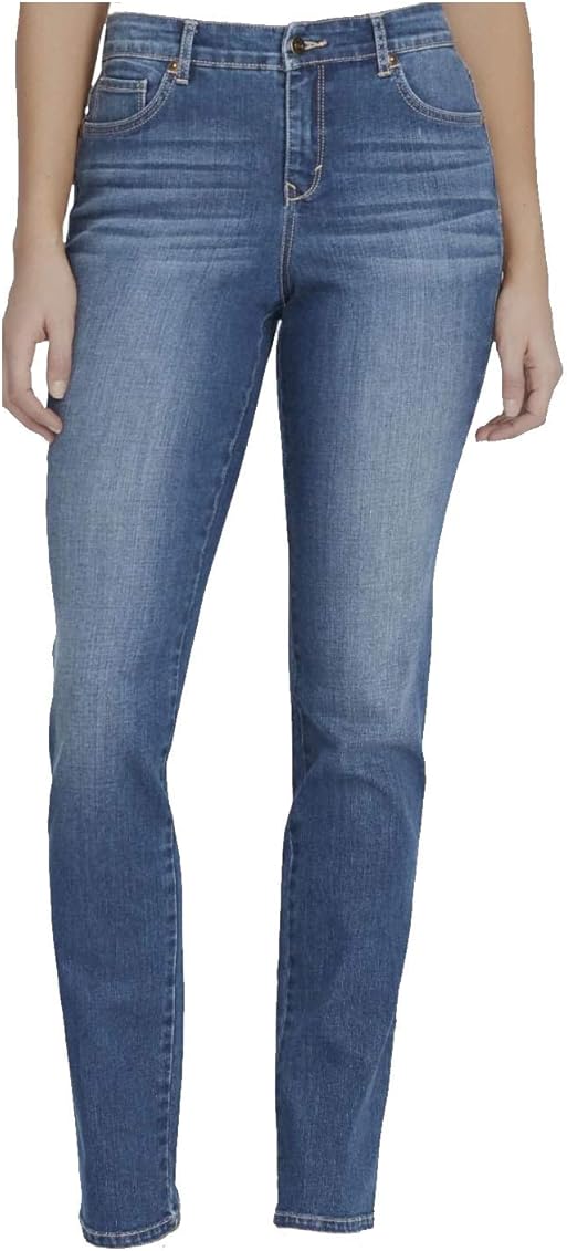 gloria vanderbilt all around slimming effect rail straight jeans