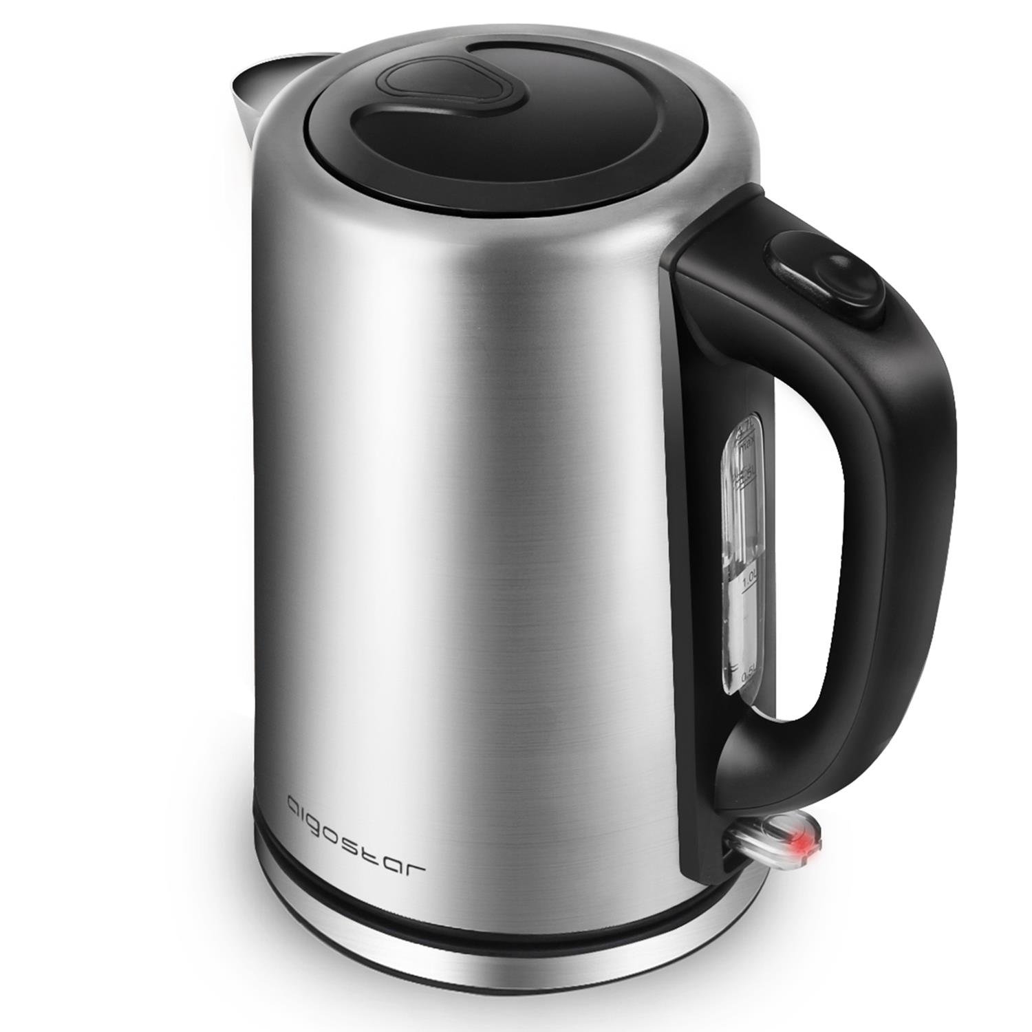Aigostar Rob 30JPL Fast Boil Electric Kettle, 304 Stainless Steel