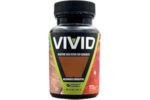 CC Concrete Coatings Vivid Acid Stain for Concrete | Weathered Terracotta | 4 oz Tester