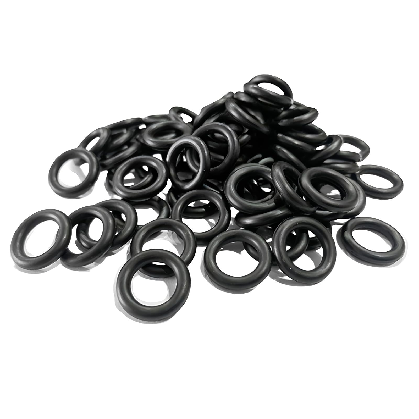 MACHSWON 50 Pcs Nitrile Rubber O-Rings 8mm OD 4mm ID 2mm Width Metric Sealing Washer Round O-Ring Gasket O Rings Seal Grommets Black โ image 1