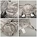 CHICVITA Gray Large Stuffed Elephant Plush Animals Toys, 24 Inches Cushion Plush Toy