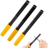 syizyen 3pcs Thread Repair Files Kit,SAE &amp; Metric Thread Restorer | Safety Caps, Rethreading Tool, For Screws, Bolts &amp; Plumbing，Use on both ends