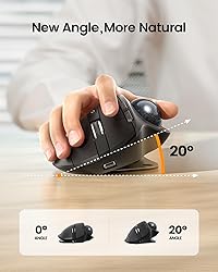 ProtoArc Wireless Trackball Mouse, EM01 NL