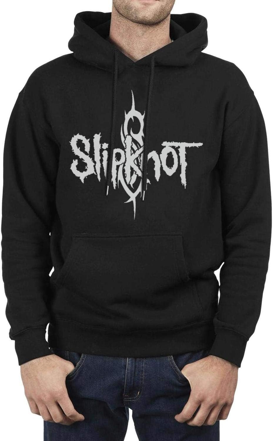 Young Men Hoodie Sweatshirt Heavy-Metal-Band-Slipknot- Fleece Long Sleeve