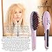 Art Naturals Hair Straightener Brush With Bonus Argan Oil 10ml - Best Ceramic, Anti Static, Electric Heating Detangling Hair Brush (2017 Edition)