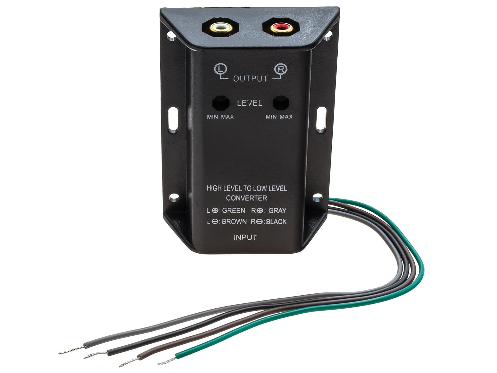 ACV Electronic High Low Level Adapter Converter Cinch up to 2 x 40 Watt Sinus