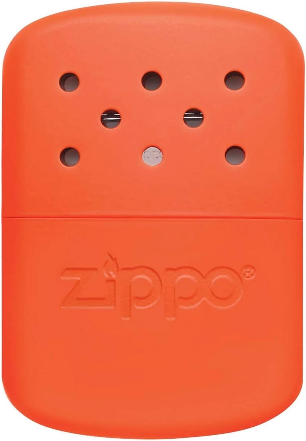 Zippo, Hand Warmer, 12 Hours Heat, Refillable with Lighter Fuel, Reusable, Pocket Warmer in Orange, Orange, 12 Hours