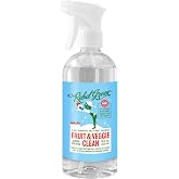 Rebel Green Fruit &amp; Veggie Clean, Plant-Derived Produce Cleaner | Natural Fruit and Vegetable Wash with No Aftertaste, Dirt &amp; Grime Removal, Made with Organic Extracts of Citrus, 16 fl oz