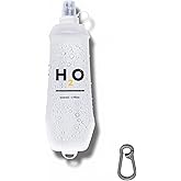 HECHZSO Collapsible TPU Soft Flask 500ml Leakproof Hydration Bottle with High-Flow Bite Valve for Hydration Vest Running, Hiking, Cycling & Climbing, Lightweight Foldable Water Bottle (1pc 500ml17oz)