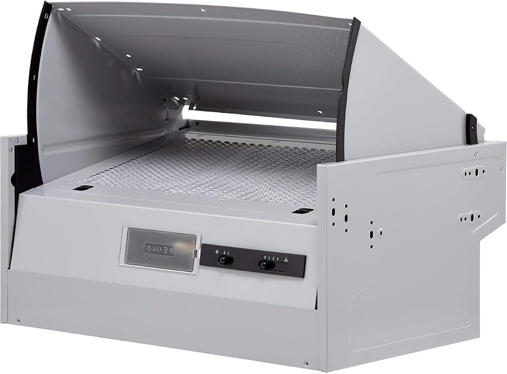 Beko HNE51210S 60cm Integrated Cooker Hood Silver 3 Speeds 208 m3/h