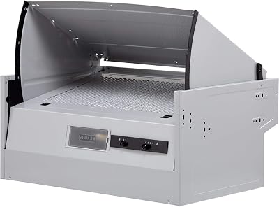 Beko HNE51210S 60cm Integrated Cooker Hood Silver 3 Speeds 208 m3/h