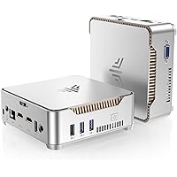 KAMRUI GK3Plus Mini PC, 16GB RAM 512GB M.2 SSD Mini Computers,12th Alder Lake N95 (up to 3.4GHz) Micro PC, 2.5''SSD, Gigabit 
