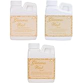 Elanze Designs Tyler Candle Glamorous Wash and Luxurious High Efficient 4 ounce Fine Liquid Laundry Detergent, 3 Scent Assort