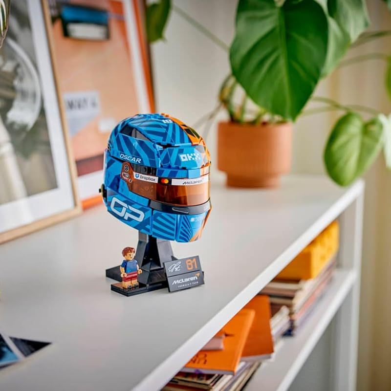 Editions McLaren MasterCard F1 Team Oscar Piastri Helm - Spielzeug 3D Figuren Modellbau - DIY Kinderzimmer Deko - Geschenk für Jungen, Mädchen ab 12 Jahren und Erwachsene Sportfans - 43016