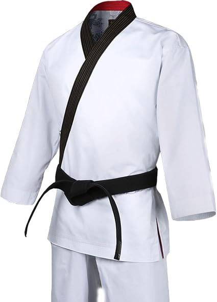 amazon com mooto korea taekwondo grand master geum gang white bk neck uniform martial arts mma judo karate uniforms master gym school academy clothing mooto korea taekwondo grand master geum gang white bk neck uniform martial arts mma judo karate uniforms master gym school academy