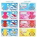 iBaseToy Valentine's Day Cards for Kids - 32 Valentines Cards with 4 Different Cut-Out Paper Airplane Designs, Envelopes and Stickers Included (32 Pack)