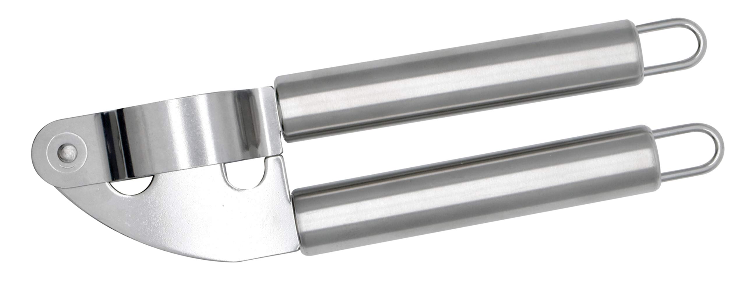 Fackelmann Elemental Garlic Press, Ginger Crusher, Crusher, Stainless Steel, Tubular Handle, 19 cm, 1 pc