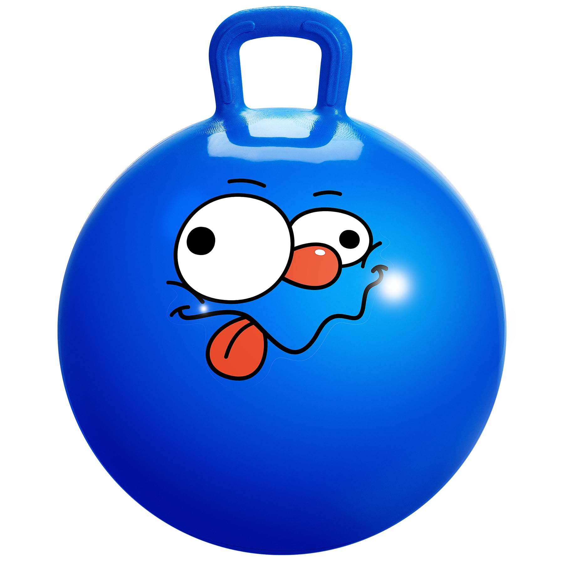 INPODAK Space Hopper, 18 Inches Hopper Ball, Spacehopper for Kids Age 3 to 6, Jumping Ball with Handle, Hopping Toy for Kids Age 3 4 5 6 Years Old Outdoor Garden Yard Game โ image 1