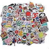 Cool Stickers,100Pcs,Waterproof Vinyl Stickers,for Door Window,Car,Motorcycle Bicycle,Luggage, Skateboard Vinyl Graffiti Laptop Stickers Decal Patches
