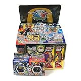 Pokemon Gold Ddakji Pasteboard Game with Bonus Cards : 24 Packs x 1 Case Set