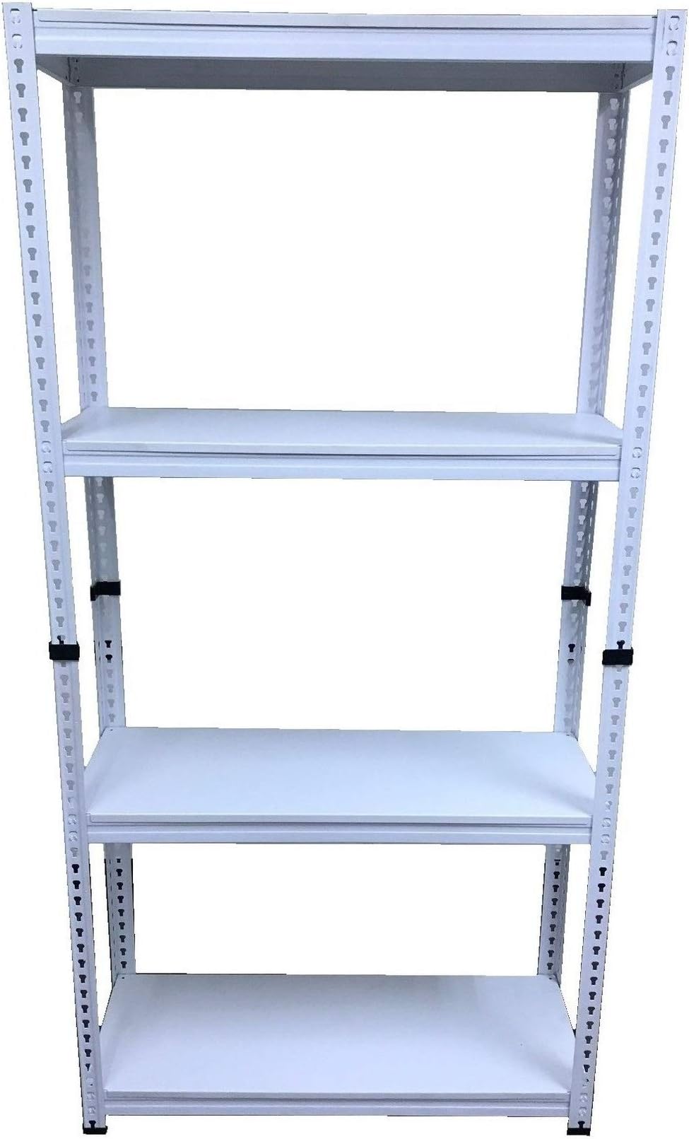 Mystar Boltless Steel Racks with 4 Steel Shelves - Easy to Install Multipurpose Storage Rack - Size : 900 mm(L) x 350 mm(W) x 1800 mm(H) - (Grey Colour)