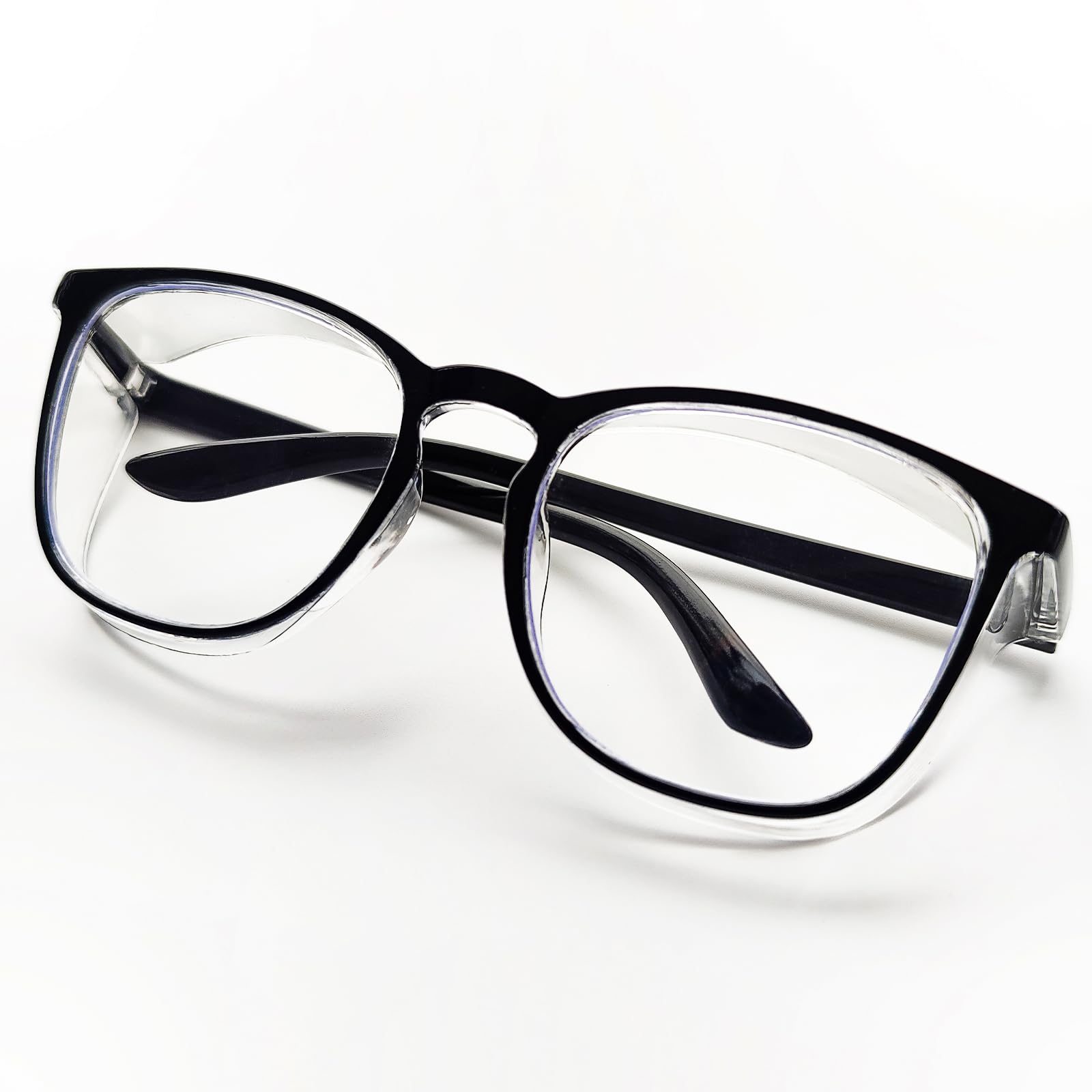 Yier Mei Safety Glasses Anti Fog Goggles for Nurses Women Protective Eyewear, Eye Anti Dust UV Protection Glasses for Women Men (Black)