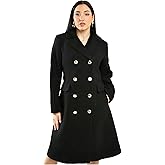 Vince Camuto Winter Coats - Women Double-Breasted Faux Collar Wool Womens Jacket