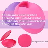 PATILWON Reusable Menstrual Disc Kit, BPA-Free Silicone, High Capacity view 2