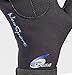 Neo-Sport 3MM & 5MM Premium Neoprene Five Finger Wetsuit Gloves with Gator Elastic Wrist Band. Use for All Watersports, Diving, Boating, Cleaning gutters, Pond and Aquarium Maintenance.