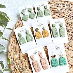 Keoker Polymer Clay Texture Sheets, Clay Texture