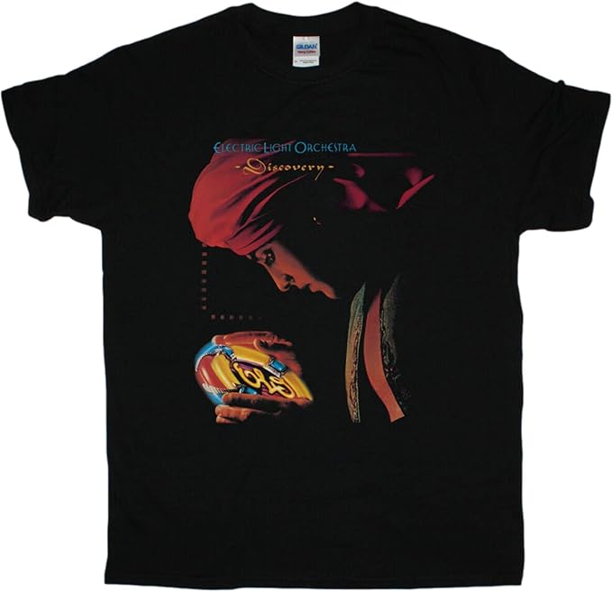 Electric Light Orchestra Discovery 1979 Black T Shirt Progressive Rock
