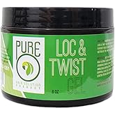 Pure O Hair Solution Product Lock & Twist Gel 8 Oz (Pack of 1)