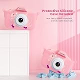 Cocopa Kids Camera for 3-12 Years 1080P 32GB IPS Screen Pink view 5