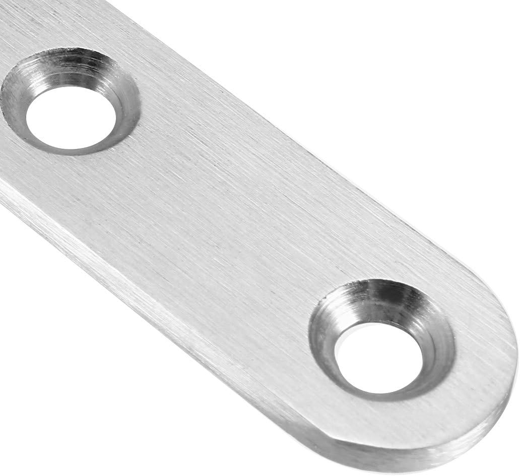 sourcing map 360 Degree Rotatable Door Pivot Hinge, 100mmx16mmx11mm Stainless Steel Window Door Fittings, Pack of 2 - Image 5