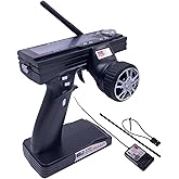 Alaohu FS-GT3B 3 Channels RC Transmitter and Receiver FS-GR3E 2.4GHz Flysky AFHDS Radio Control System for RC Car RC Boat
