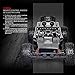 SZJJX RC Car, 1/12 Scale 4WD High Speed Vehicle 35MPH+ 2.4Ghz Radio Remote Control with LED Light Vision - Black