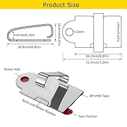 Threetwofour 100 Pack Double Fix LED Tape Light