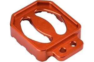 HRuizq Motorcycle Rear Foot Brake Lever Pedal Enlarge Extension Pad Extender Compatible With KTM ADV 390 Adventure,ADV 790/890 Adventure/R/S,690 Enduro R,690 SMC R,1290/1190/1090/1050/990/950 (orange)