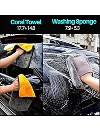 Mofeez   Kit de limpieza para coche, Azul