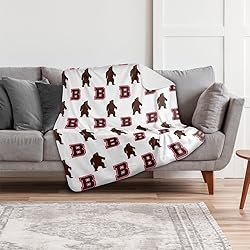 Brown University Blanket, 50"x60" Logo Pattern