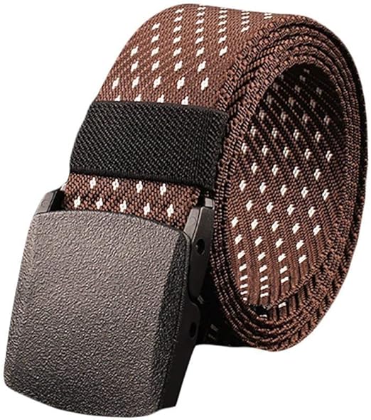 Men'S Belt Automatic Fabric Belt Fashion Casual Denim Pants Fabric Easy