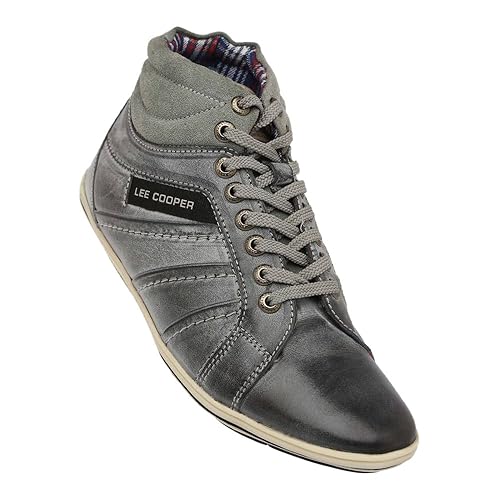 lee cooper grey sneakers